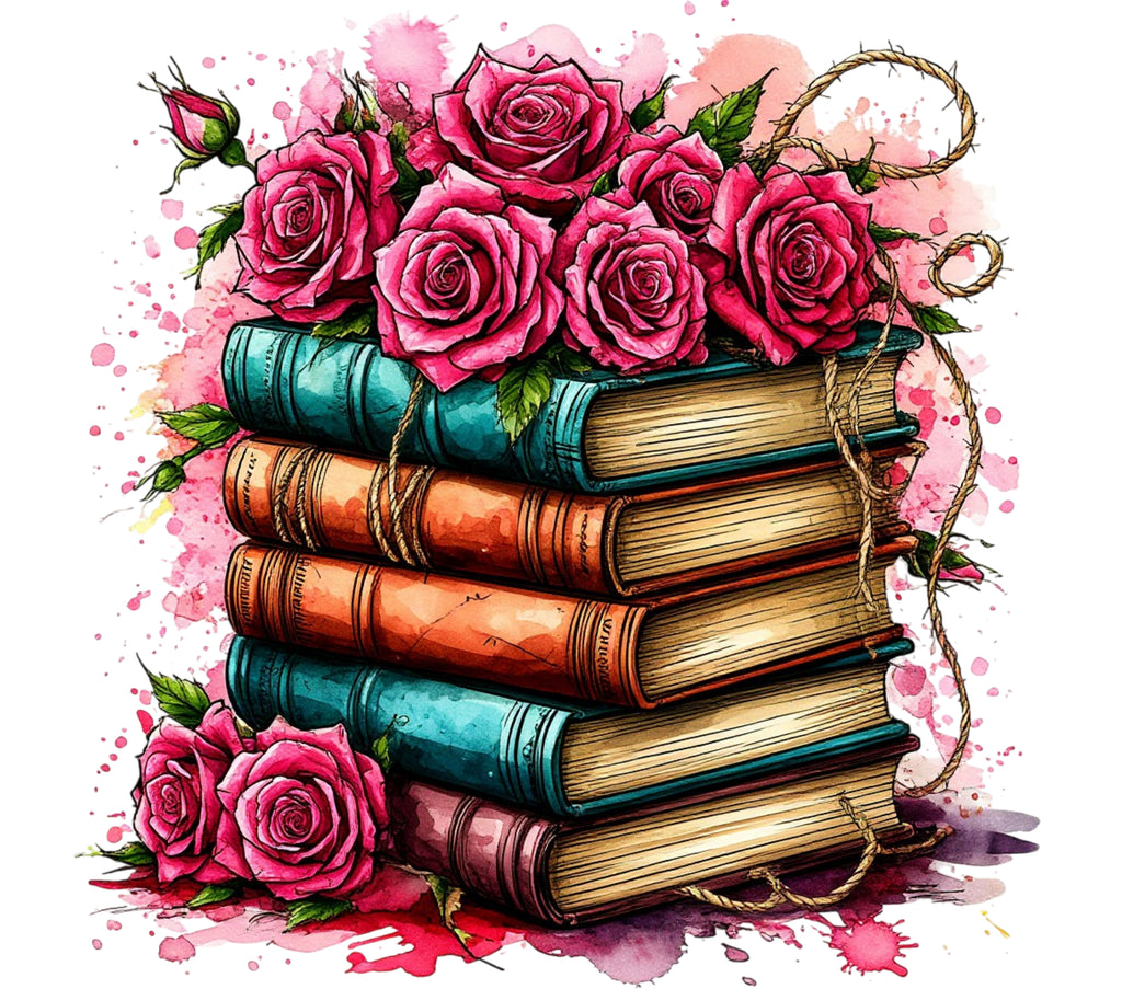 Books and Roses 20oz Tumbler