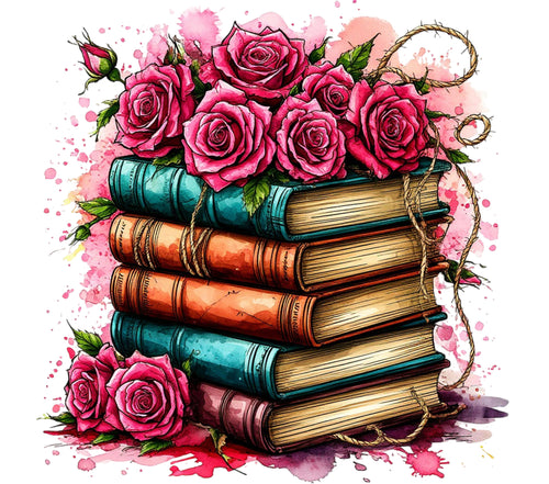 Books and Roses 20oz Tumbler