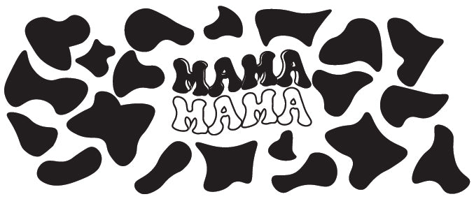 Mama's Favourite Cow Print Cup