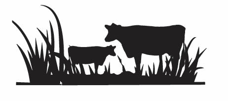 Cows in Field Glass Cup