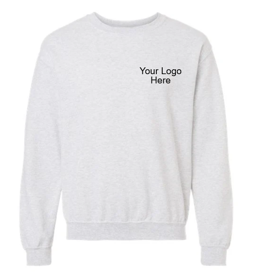 Your Logo - Chest Pocket Crewneck