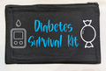 Diabetes Survival Kit Canvas Bag