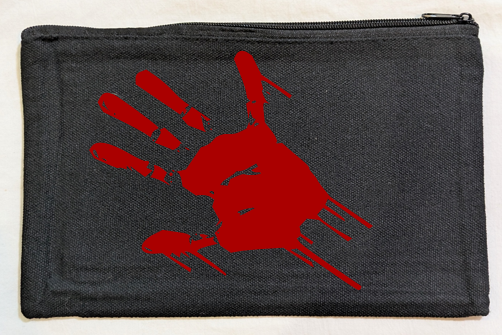 Bloody Hand Canvas Bag