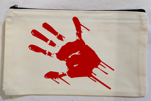 Bloody Hand Canvas Bag