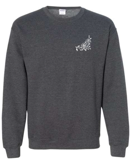 Minimal Rose  Crewneck