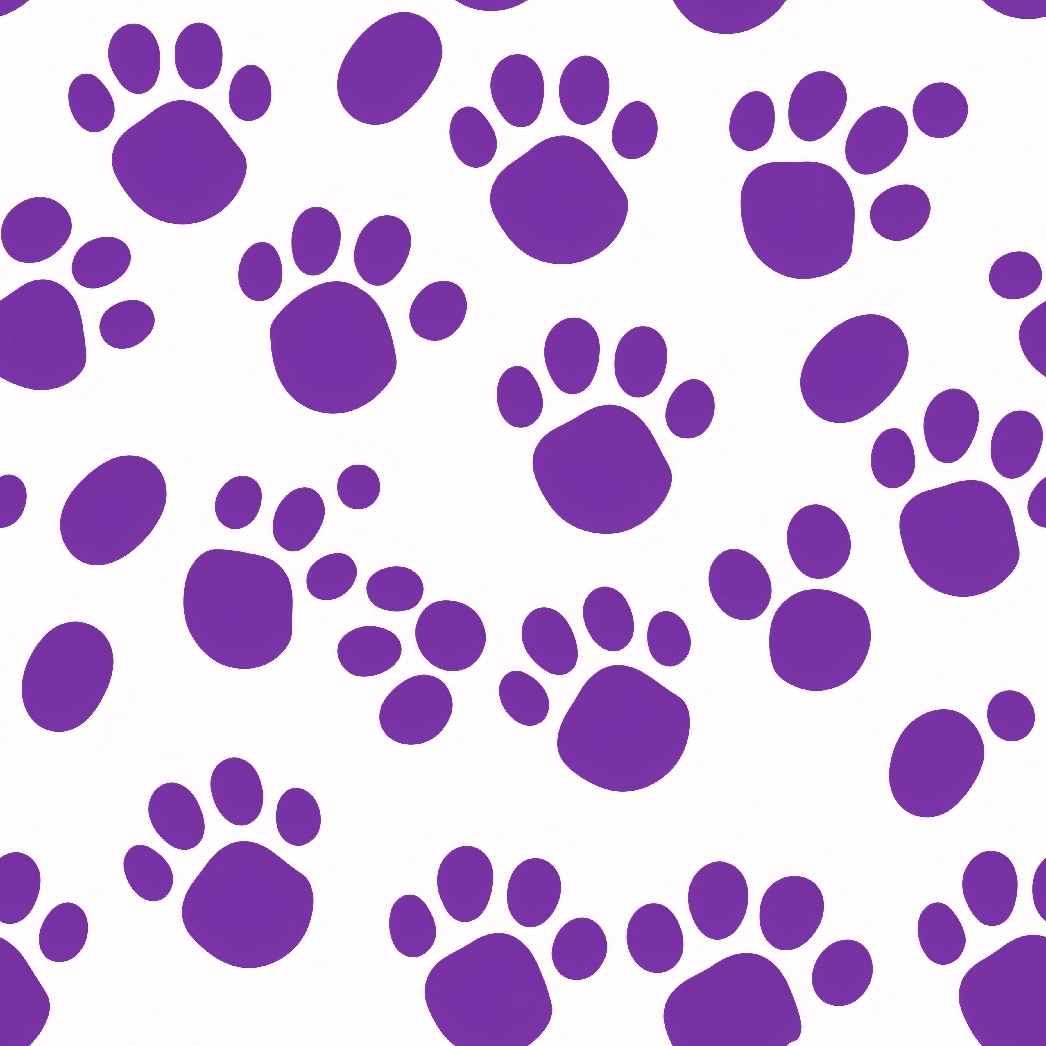 Purple Dog Paw 20oz Tumbler