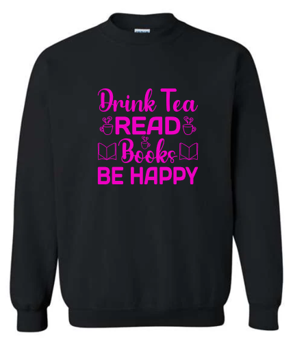 Tea and Books Crewneck