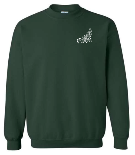 Minimal Rose  Crewneck