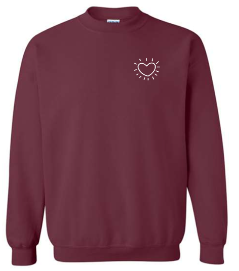 Radiant Heart Crewneck