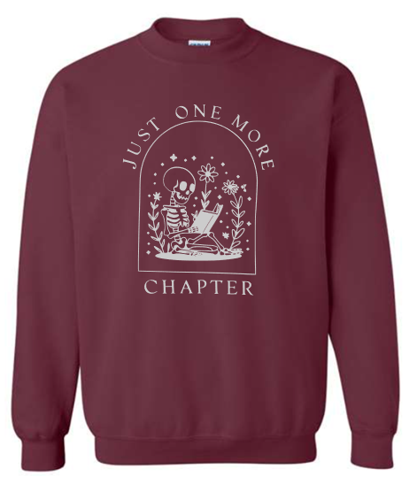 Skeleton Reader Crewneck