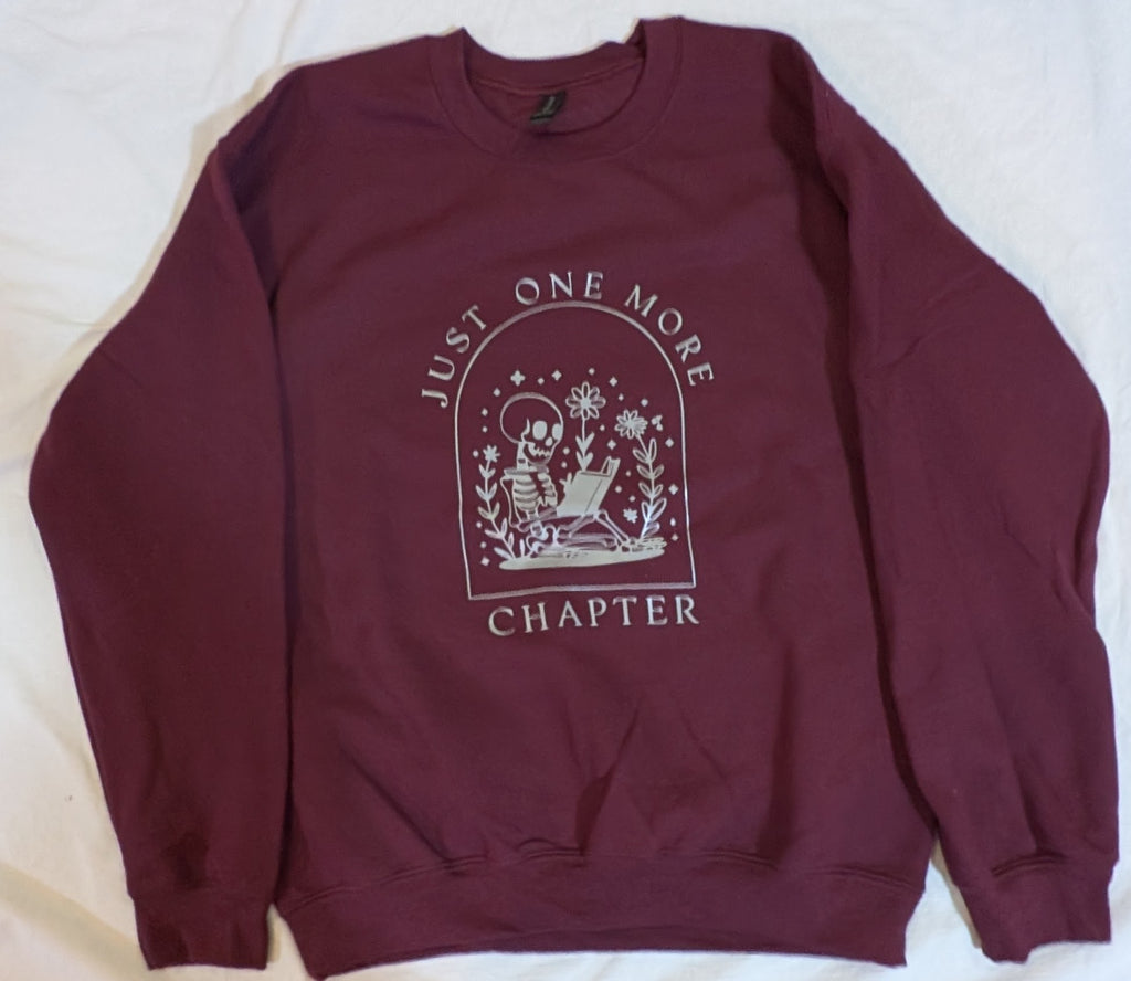 Skeleton Reader Crewneck