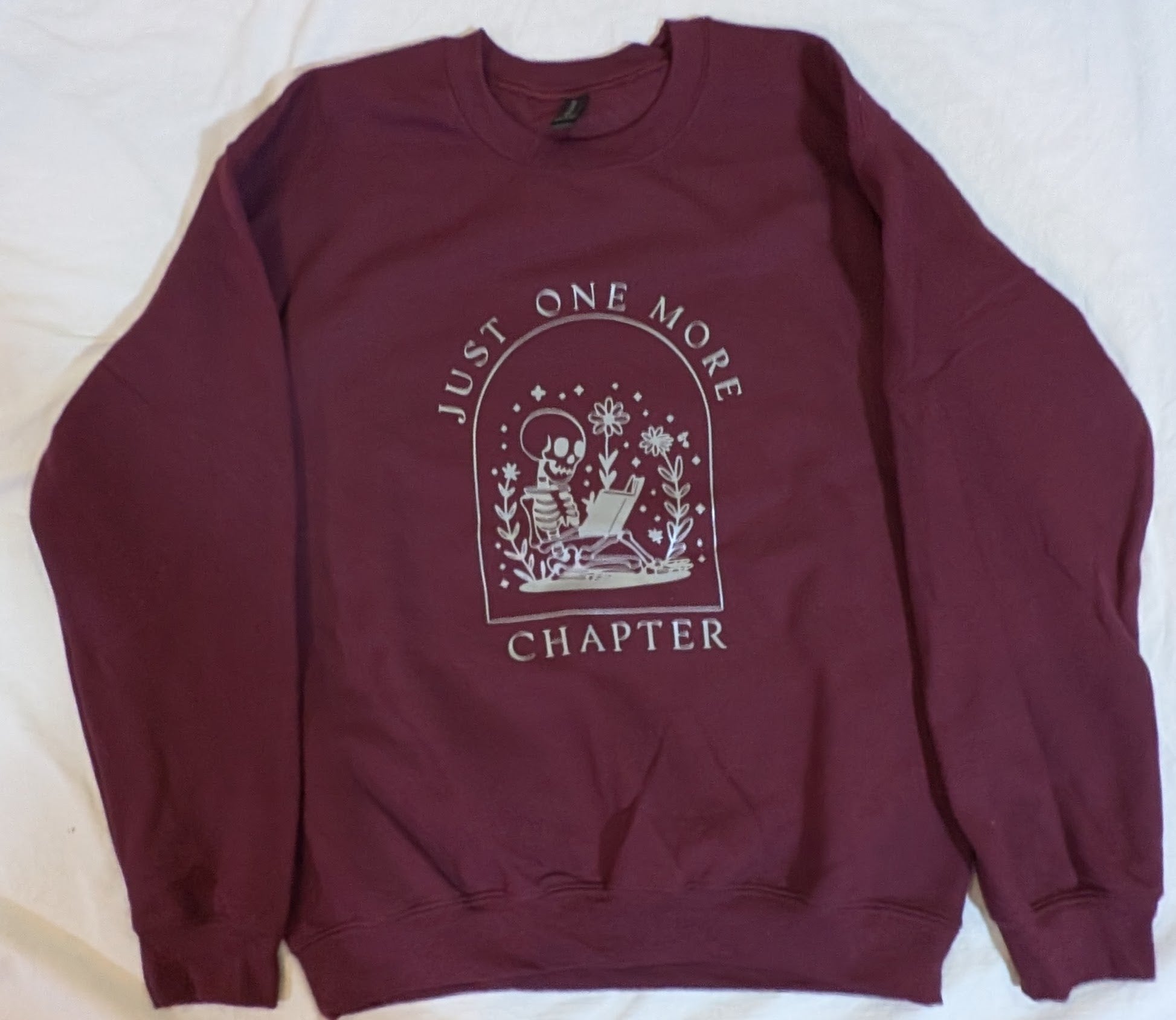 Skeleton Reader Crewneck