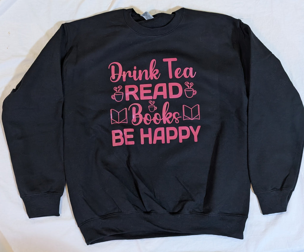 Tea and Books Crewneck