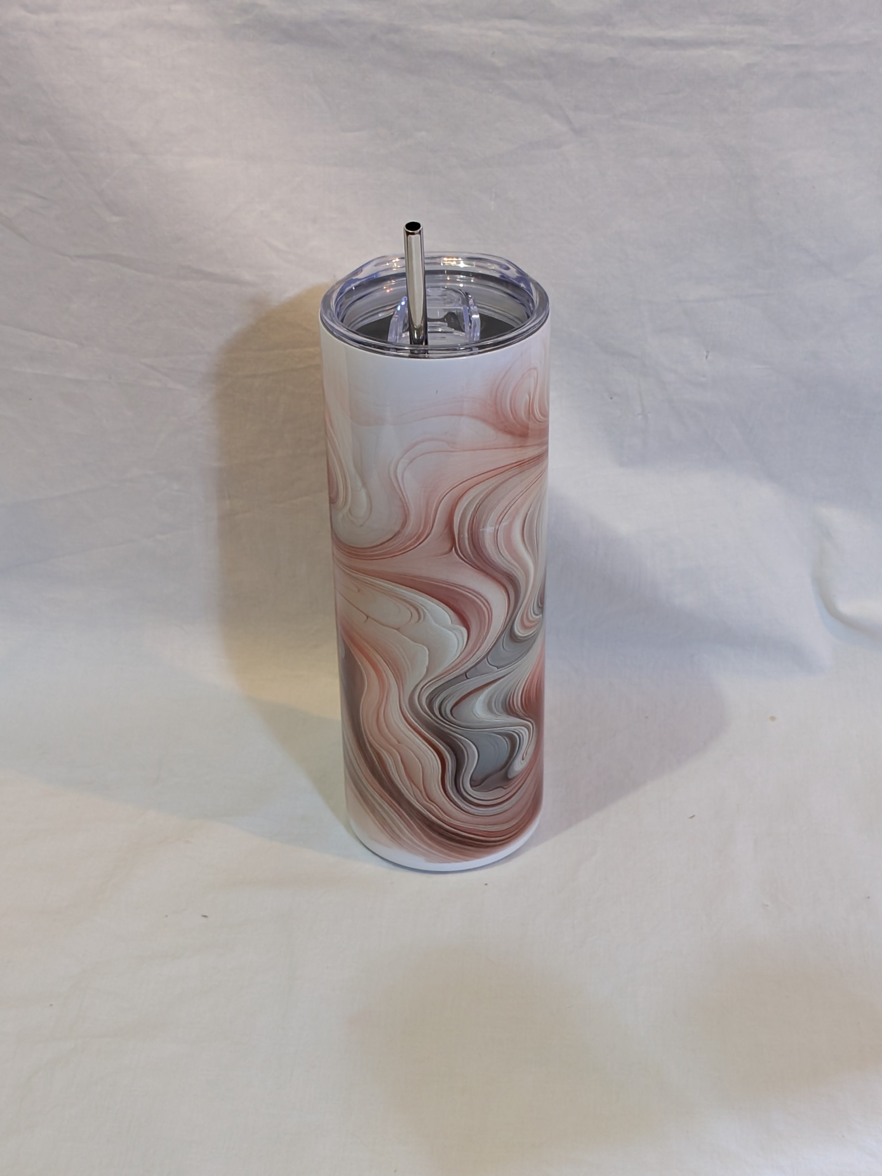 Pink Marble 20oz Tumbler