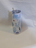 Blue Floral 20oz Tumbler