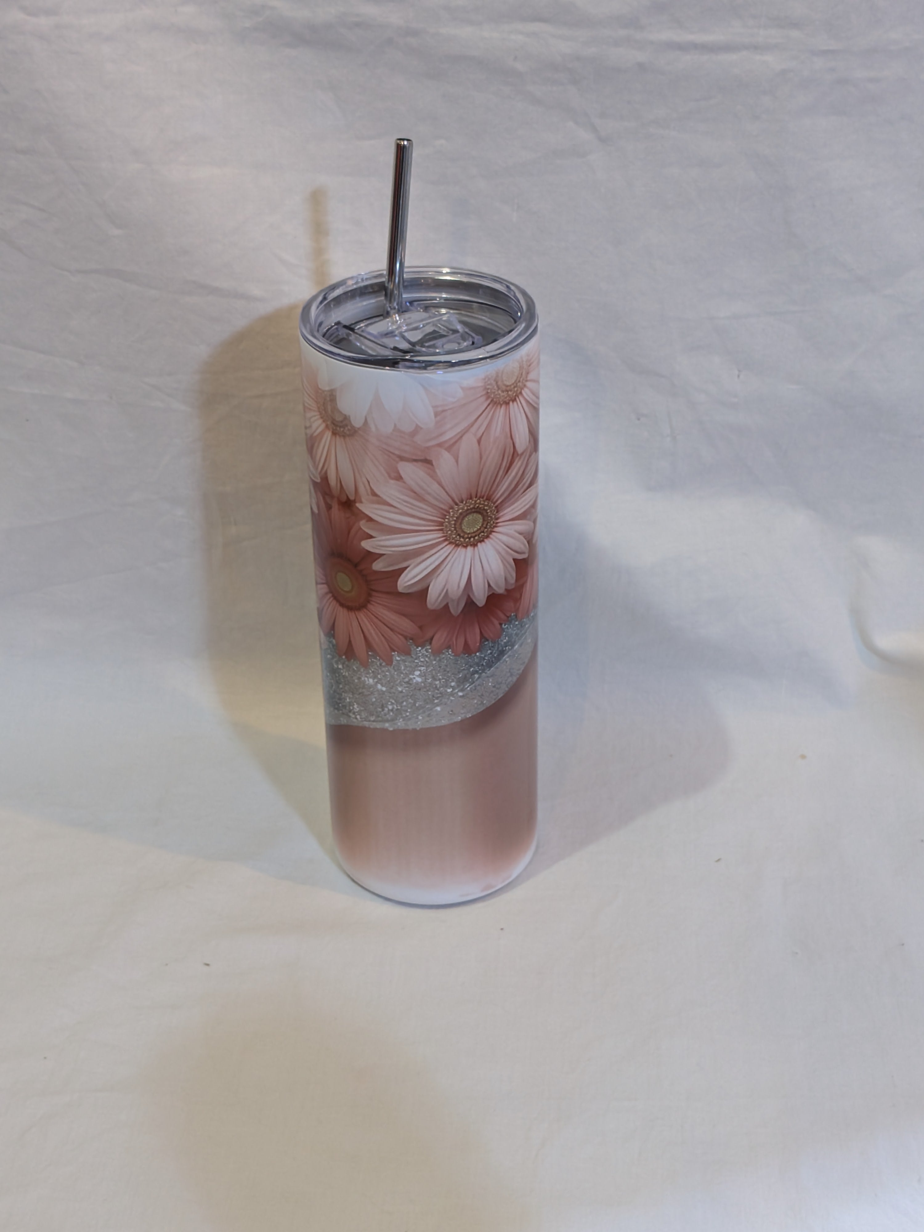 Pink Floral 20oz Tumbler