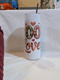Quilted Book Lover 20oz Tumbler