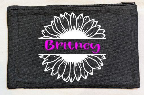 Sunflower Label Canvas Bag - Black