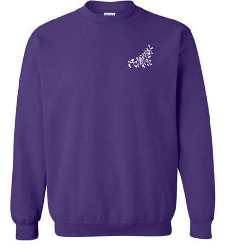 Minimal Rose  Crewneck