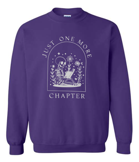 Skeleton Reader Crewneck