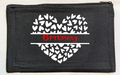 Heart Label Canvas Bag - Black