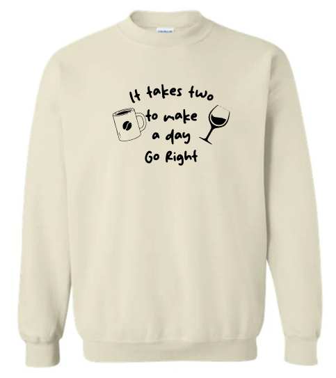 It Takes Two Crewneck