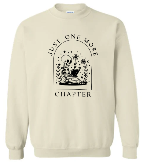 Skeleton Reader Crewneck