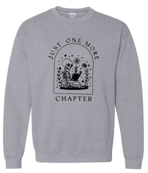 Skeleton Reader Crewneck