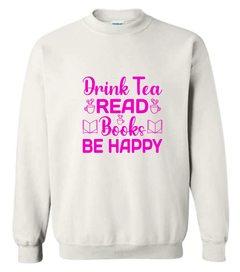 Tea and Books Crewneck