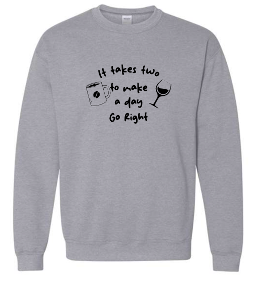 It Takes Two Crewneck